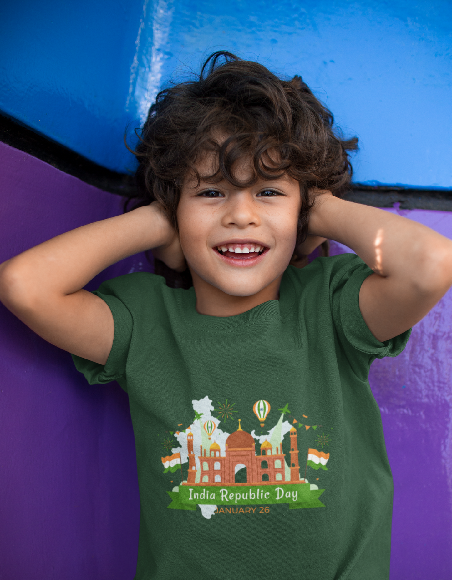 Republic Day Kids T Shirt - Buttercup Basics